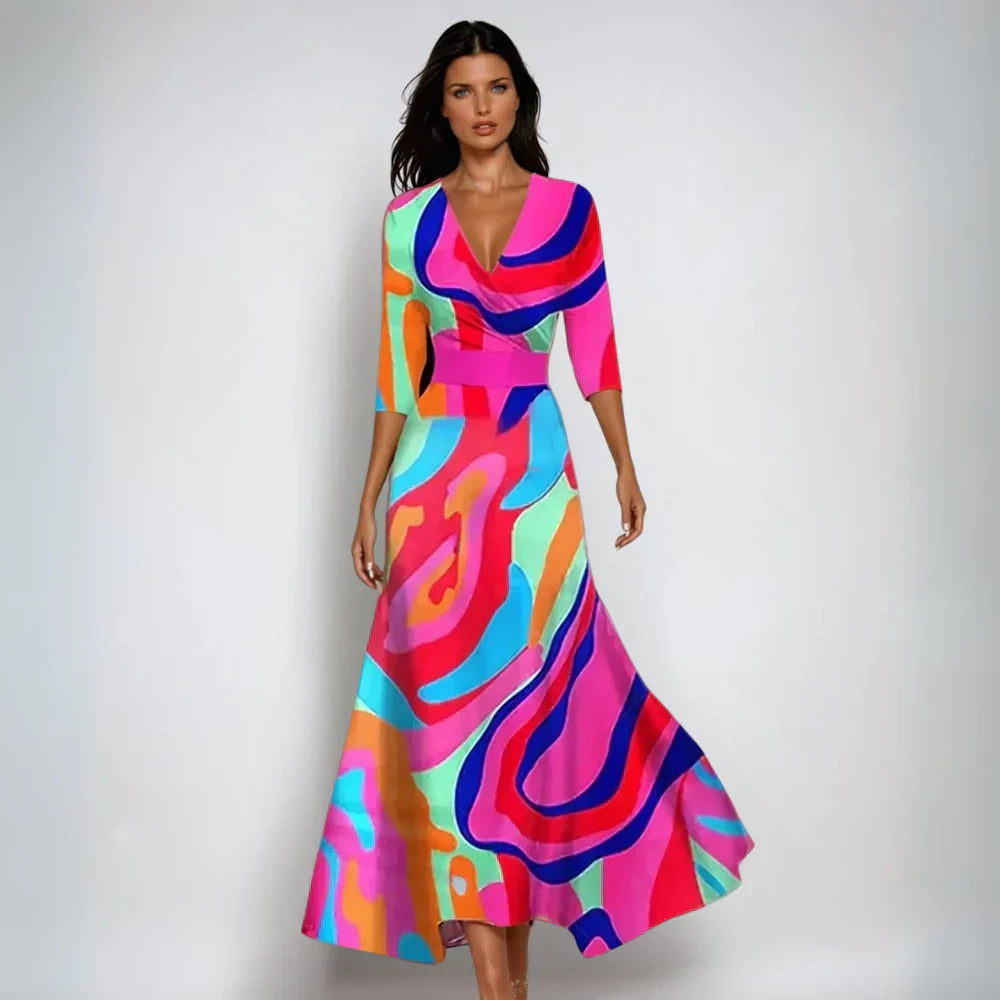 Emilia™ | Elegancka sukienka w kwiaty
