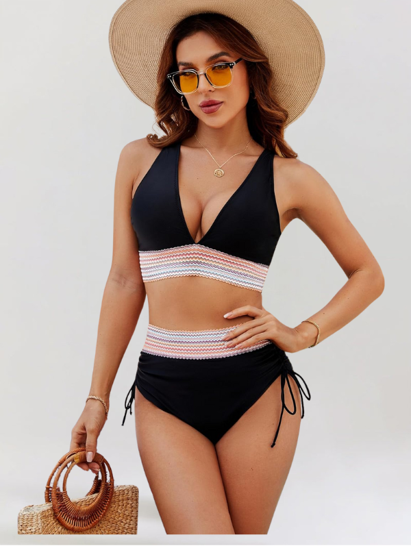 Alicja™ | Zestaw Bikini z Kontrolą Brzucha i Wysokim Stanem