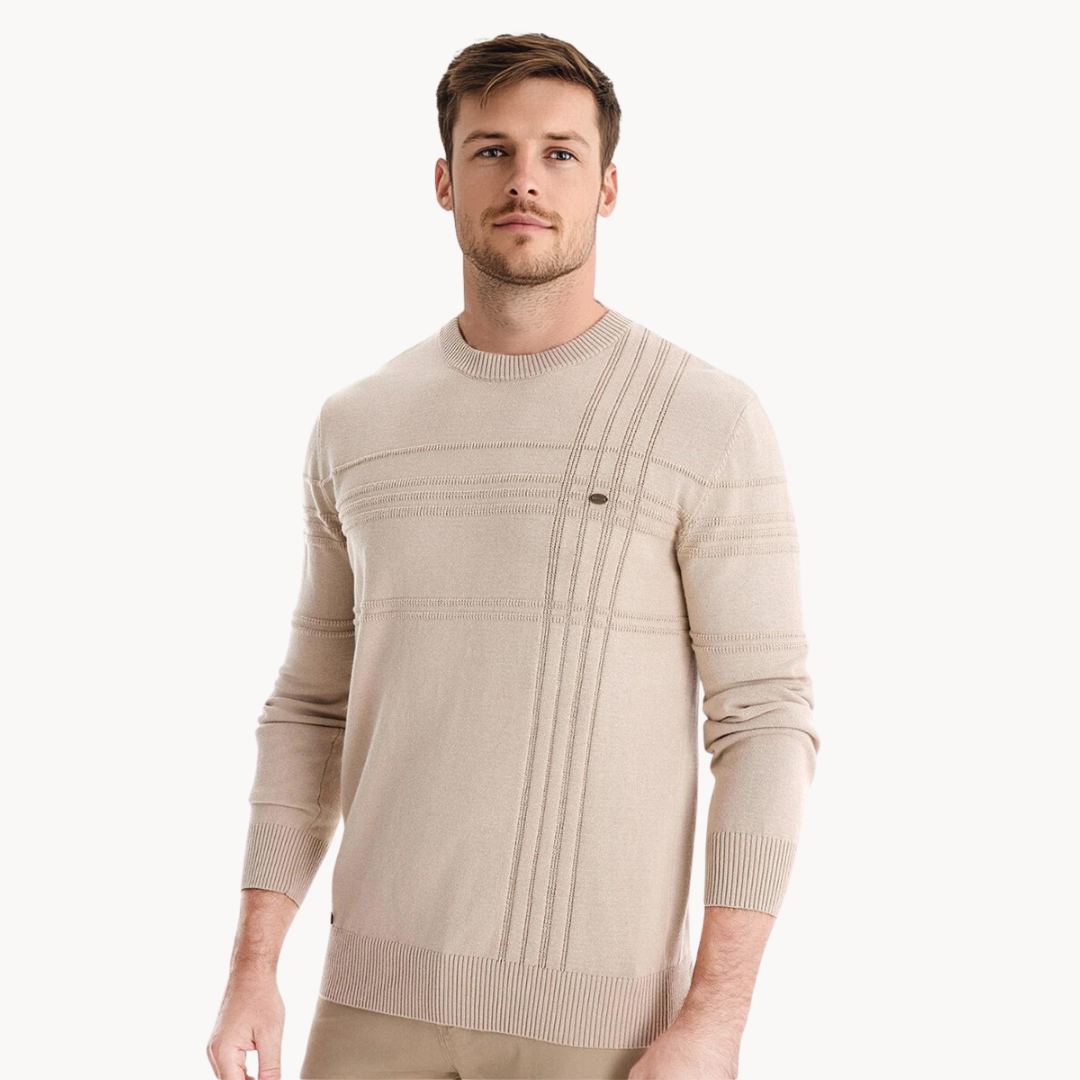 Jean™ | Sweter męski w kratę