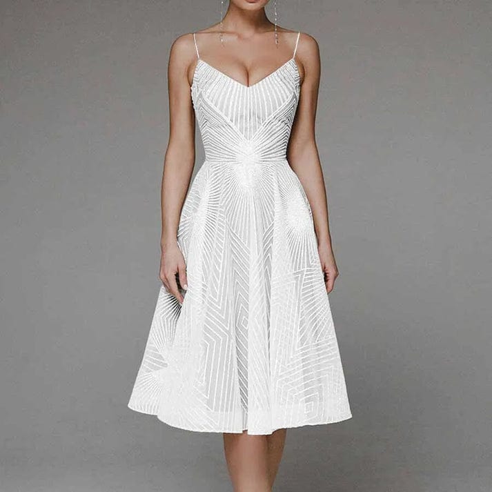 Lucy | Elegancka sukienka z odkrytymi plecami