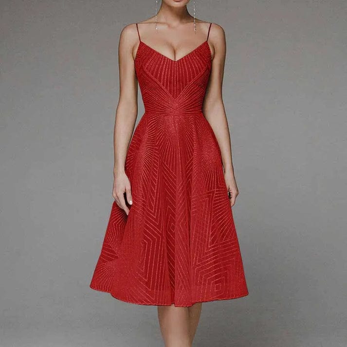 Lucy | Elegancka sukienka z odkrytymi plecami