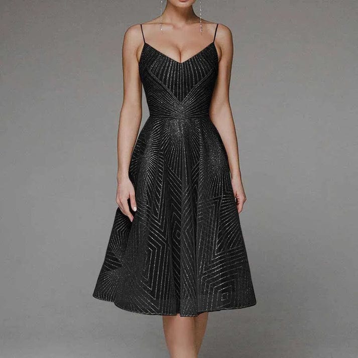 Lucy | Elegancka sukienka z odkrytymi plecami