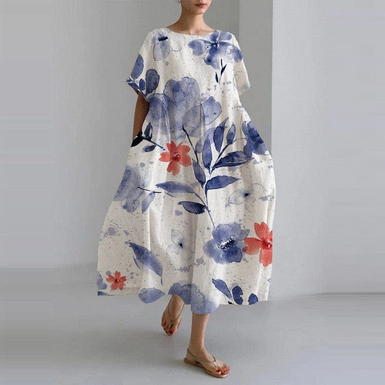 Madeleine|Elegancka sukienka w kwiaty dla kobiet