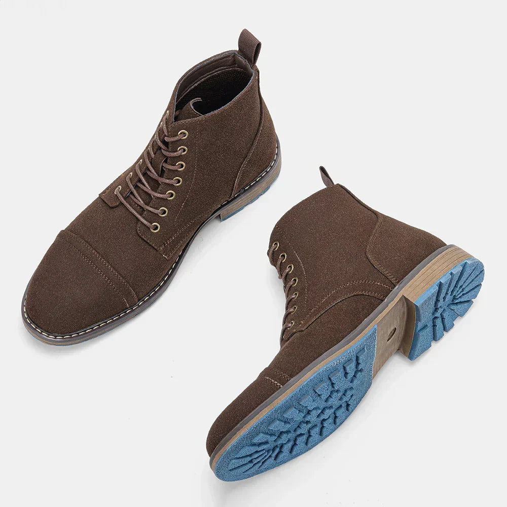 Keitha | Botki typu derby w stylu vintage
