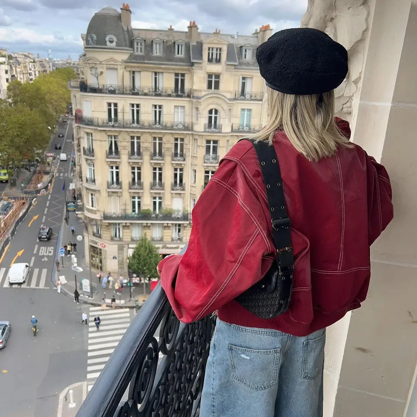 Faye™ – Skórzana kurtka oversize
