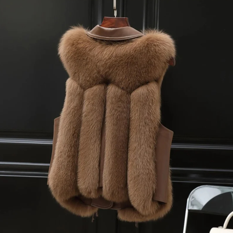 Isabella™ | Luksusowa kamizelka ze sztucznego futra