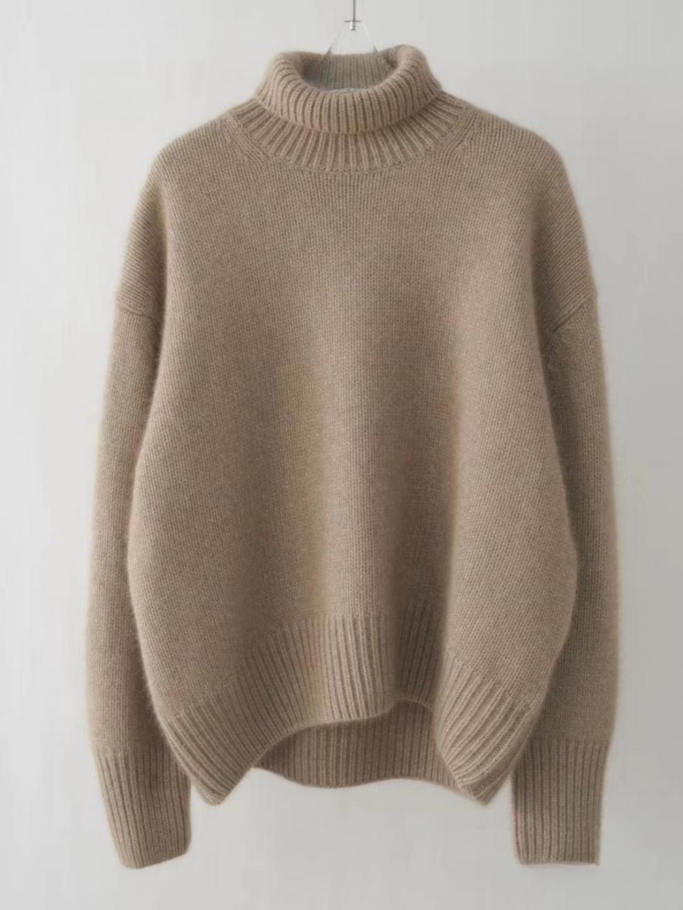 Lara™ | Kaszmirowy sweter z golfem
