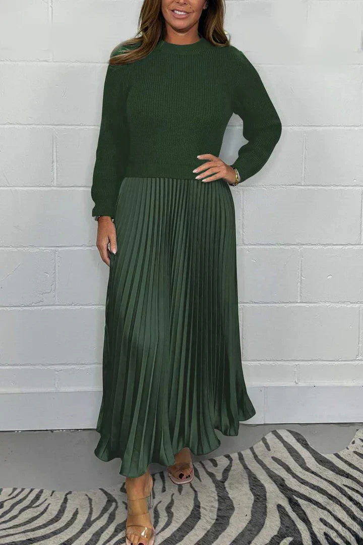 Claire - Elegancka sukienka sweterkowa 2 w 1