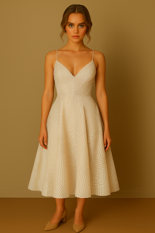 Lucy | Elegancka sukienka z odkrytymi plecami