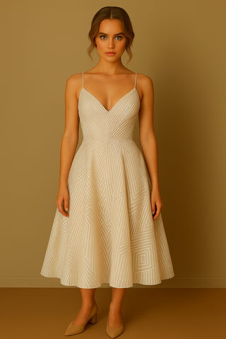 Lucy | Elegancka sukienka z odkrytymi plecami