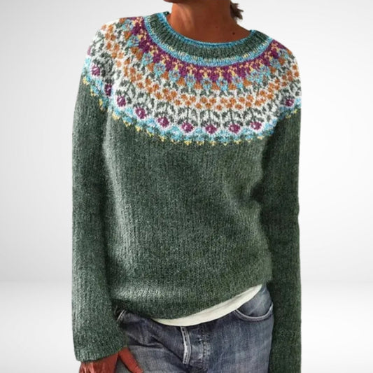Lavinia | Sweter zimowy w stylu retro