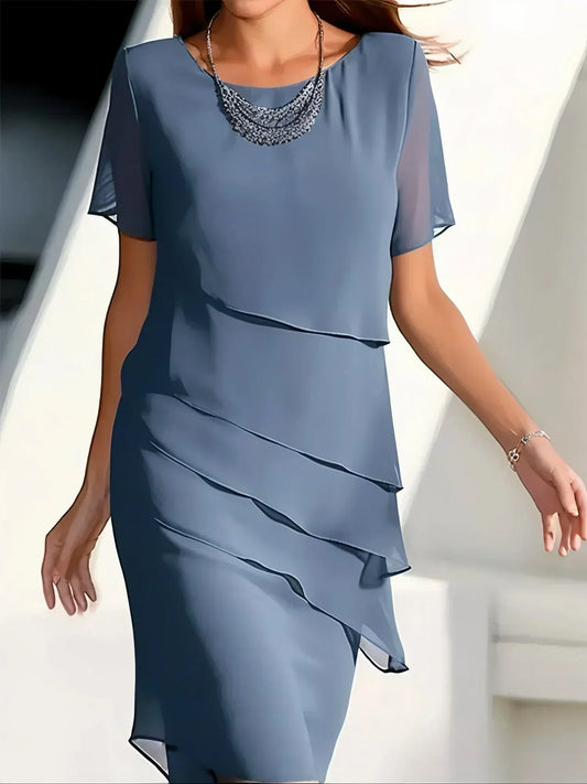 Eva - Elegancka sukienka z warstwami