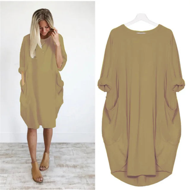 Bianca™ | Luźna i elegancka sukienka na co dzień