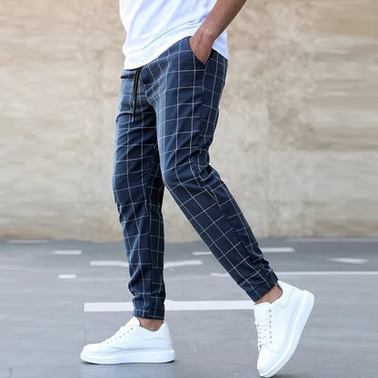 Clemens – Eleganckie czterokolorowe spodnie do joggingu