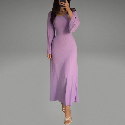 Beatrice™ | Dzianinowa sukienka maxi