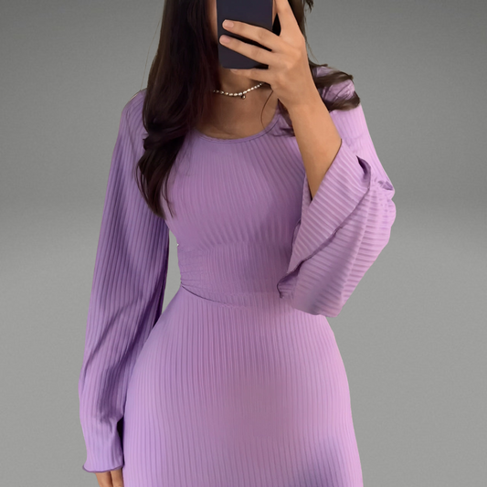 Beatrice™ | Dzianinowa sukienka maxi