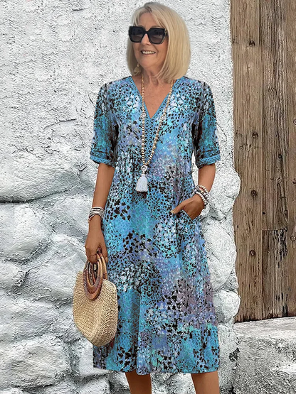 Fatima - Sukienka w kwiatowy print