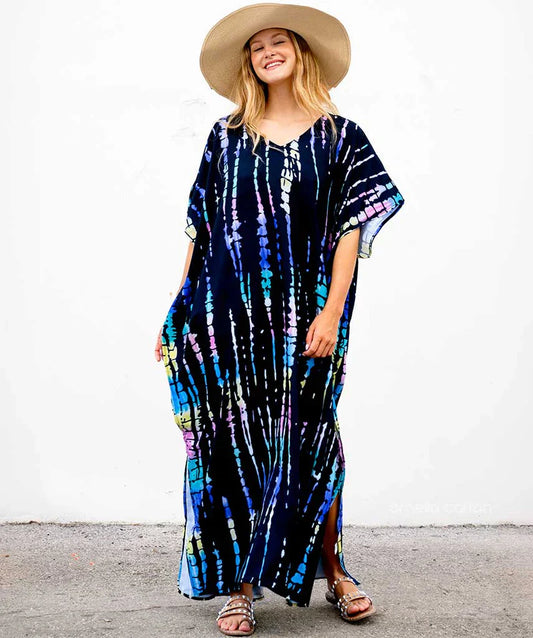 Kalina  – Letni kaftan z bawełny i lnu