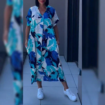 Elena - Elegancka sukienka w kwiaty