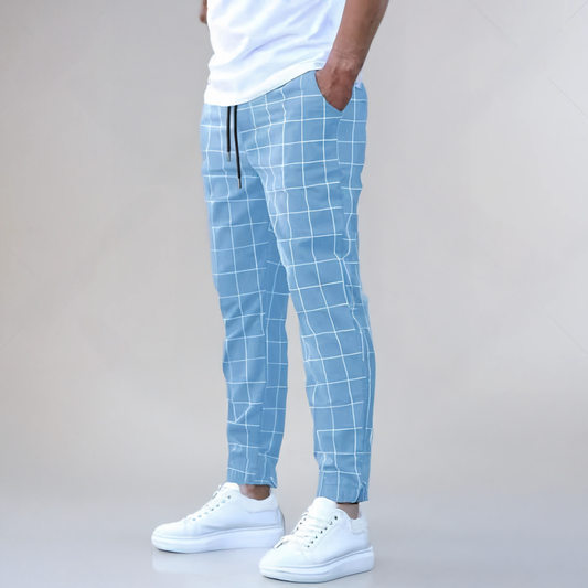 Clemens – Eleganckie czterokolorowe spodnie do joggingu